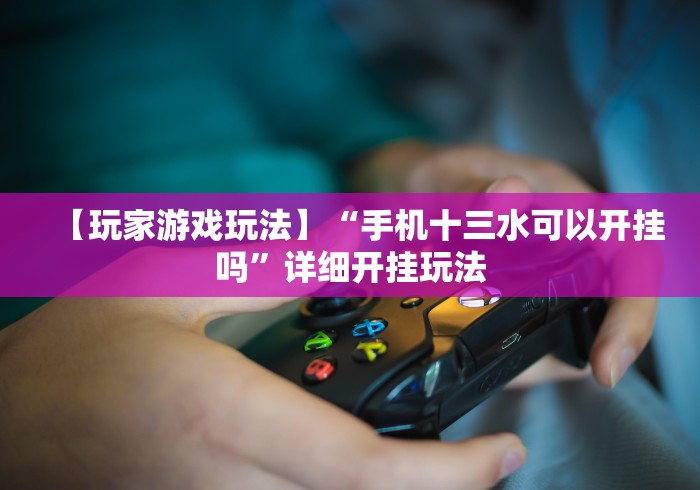 【玩家游戏玩法】“手机十三水可以开挂吗”详细开挂玩法