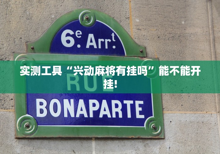 实测工具“兴动麻将有挂吗”能不能开挂! 实测工具“兴动麻将有挂吗”能不能开挂!