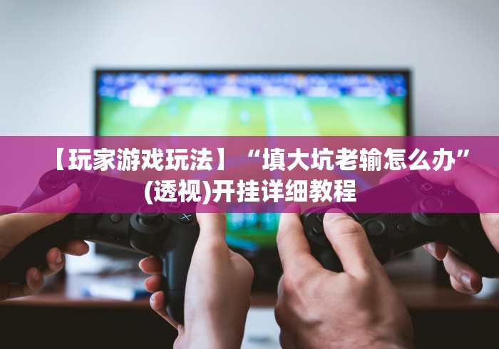 【玩家游戏玩法】“填大坑老输怎么办”(透视)开挂详细教程