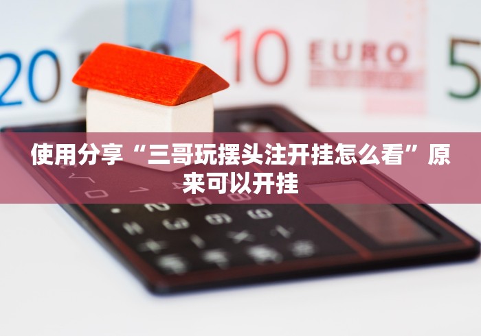 使用分享“三哥玩摆头注开挂怎么看”原来可以开挂 使用分享“三哥玩摆头注开挂怎么看”原来可以开挂