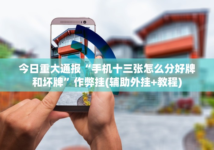 今日重大通报“手机十三张怎么分好牌和坏牌”作弊挂(辅助外挂+教程)