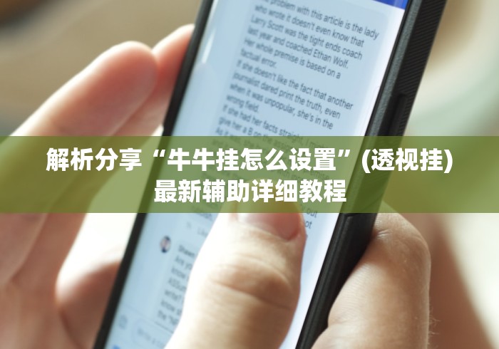 解析分享“牛牛挂怎么设置”(透视挂)最新辅助详细教程