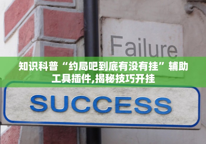 知识科普“约局吧到底有没有挂”辅助工具插件,揭秘技巧开挂