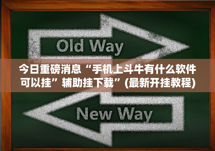 今日重磅消息“手机上斗牛有什么软件可以挂”辅助挂下载”(最新开挂教程)