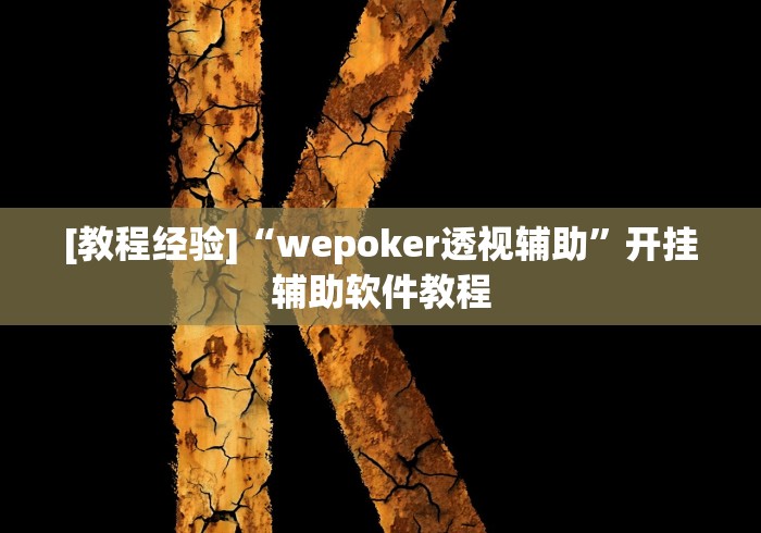 [教程经验]“wepoker透视辅助”开挂辅助软件教程