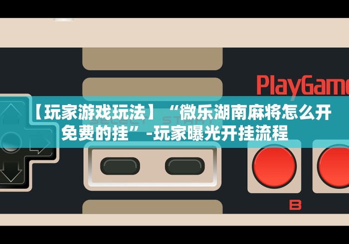【玩家游戏玩法】“微乐湖南麻将怎么开免费的挂”-玩家曝光开挂流程