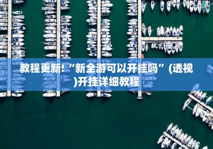 教程更新!“新全游可以开挂吗”(透视)开挂详细教程