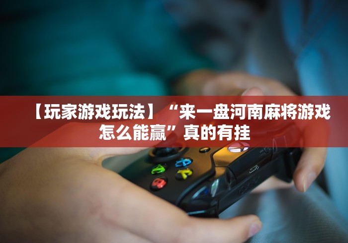 【玩家游戏玩法】“来一盘河南麻将游戏怎么能赢”真的有挂