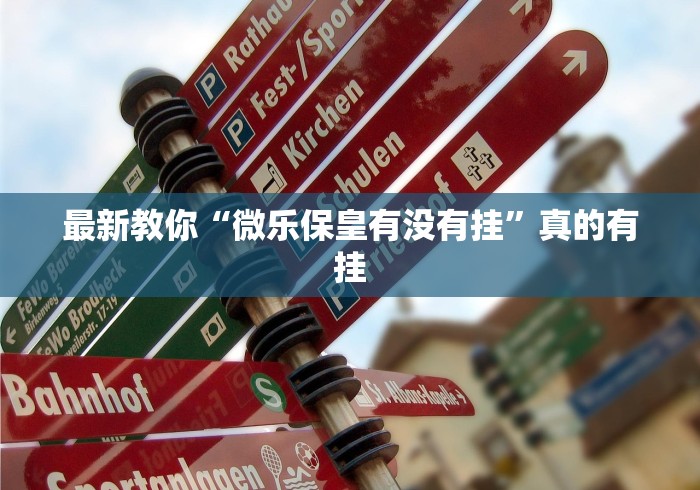 最新教你“微乐保皇有没有挂”真的有挂