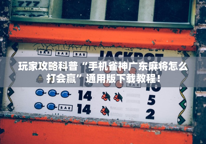 玩家攻略科普“手机雀神广东麻将怎么打会赢”通用版下载教程！