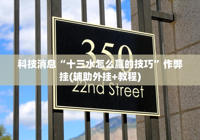 科技消息“十三水怎么赢的技巧”作弊挂(辅助外挂+教程)
