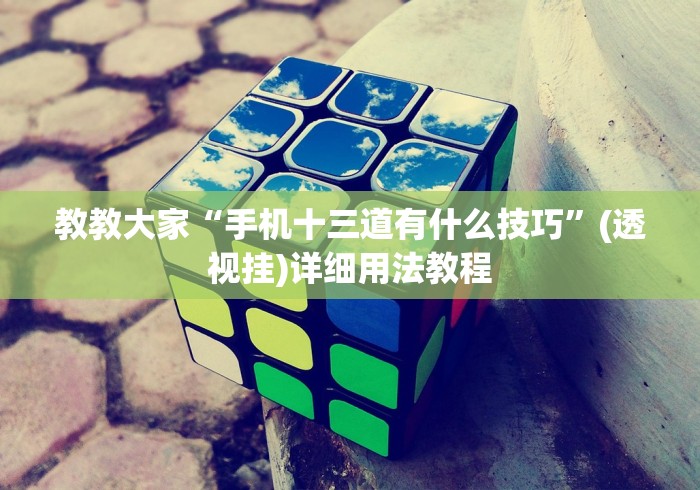 教教大家“手机十三道有什么技巧	”(透视挂)详细用法教程