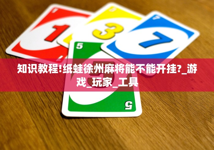 知识教程!纸蛙徐州麻将能不能开挂?_游戏_玩家_工具