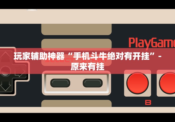 玩家辅助神器“手机斗牛绝对有开挂”-原来有挂