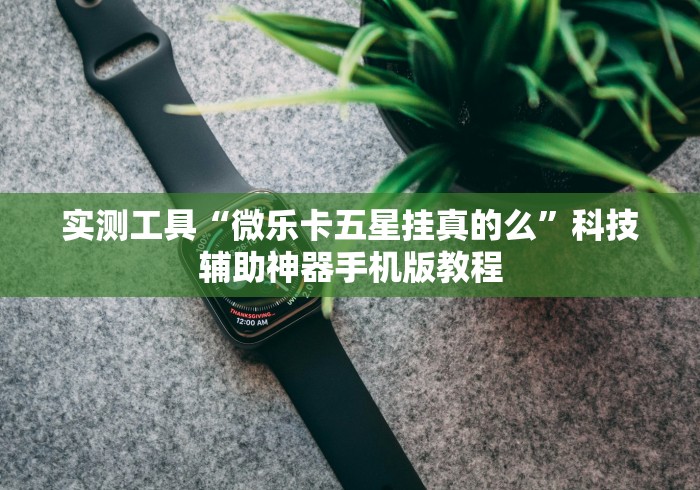 实测工具“微乐卡五星挂真的么”科技辅助神器手机版教程